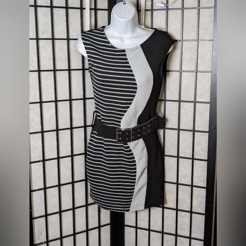 Vamp Belted Dress. M